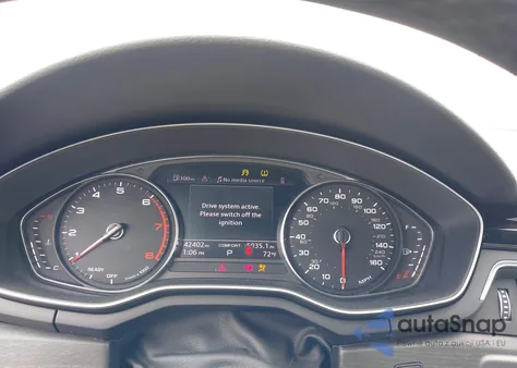 2021 Audi A4 Premium 45 Tfsi S Line Quattro S Tronic из США, поврежденный, VIN WAUDAAF4XMA013043